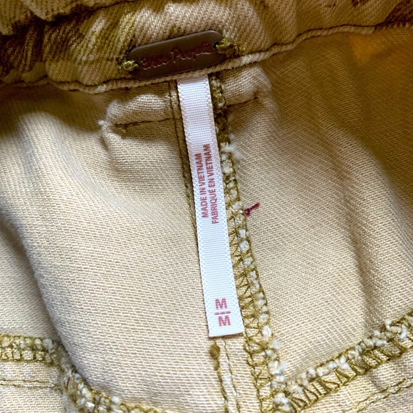 Free People Printed Rough Roads Utility Shorts - Picture 5 of 6